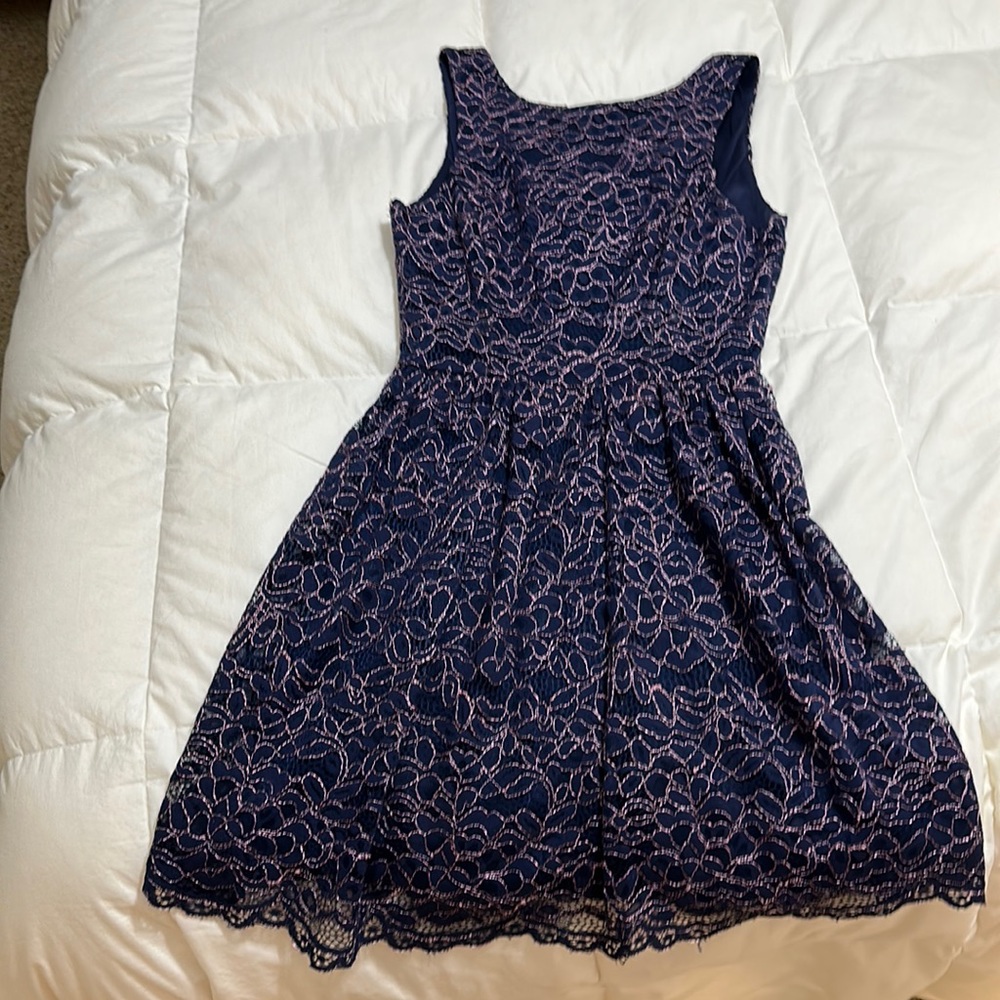 Lace dress. Junior size 1. Xtraordinary brand from Dillards formal wear.